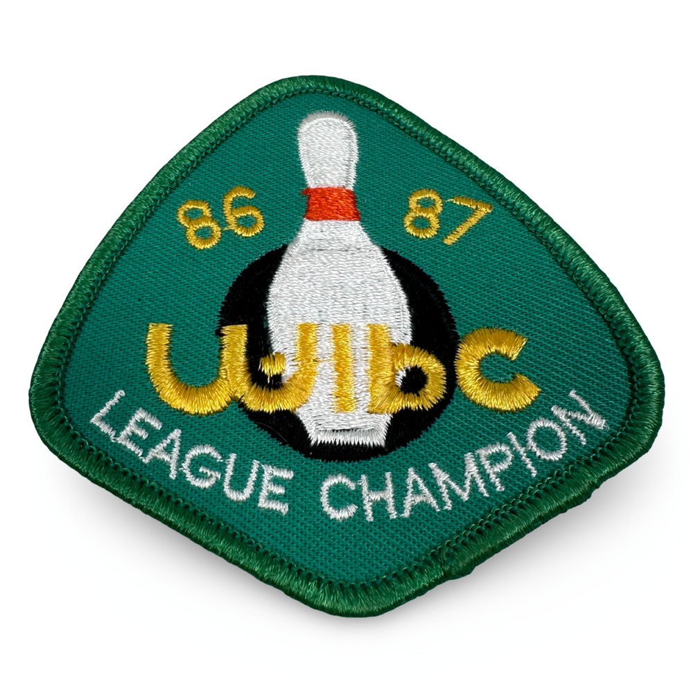 VTG 1986-87 WIBC Women's International Bowling Congress‎ League Champion Patch